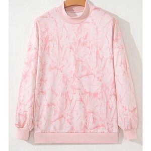 Pink Marble Women's Sweater